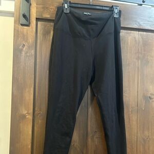 Athena Marie Black High Waist, Full Length Ankle Leggings Thick Winter Weight